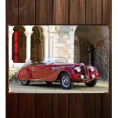 Металлическая табличка Delahaye 135 MS Grand Sport Roadster by Figoni & Falaschi
